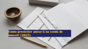 Como preencher anexo G na venda de imóvel? (2025)
