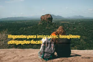 Impostos para imigrantes: Isenções e obrigações fiscais