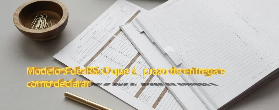 Modelo 3 de IRS O que e, prazo de entrega e como declarar