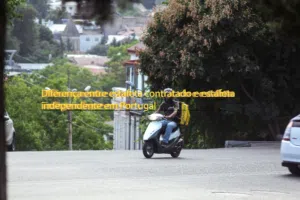 Diferença entre estafeta contratado e estafeta independente em Portugal