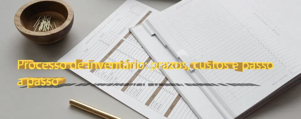 Processo de inventário: prazos, custos e passo a passo