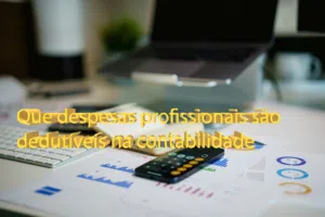 Que despesas profissionais são dedutíveis na contabilidade organizada?