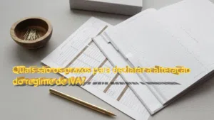 Quais são os prazos para declarar a alteração do regime de IVA?