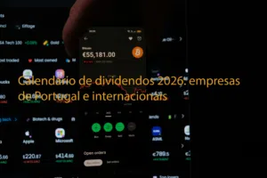 Calendário de dividendos 2026: empresas de Portugal e internacionais