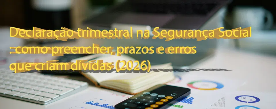 Declaração trimestral na Segurança Social: como preencher, prazos e erros que criam dívidas (2026)