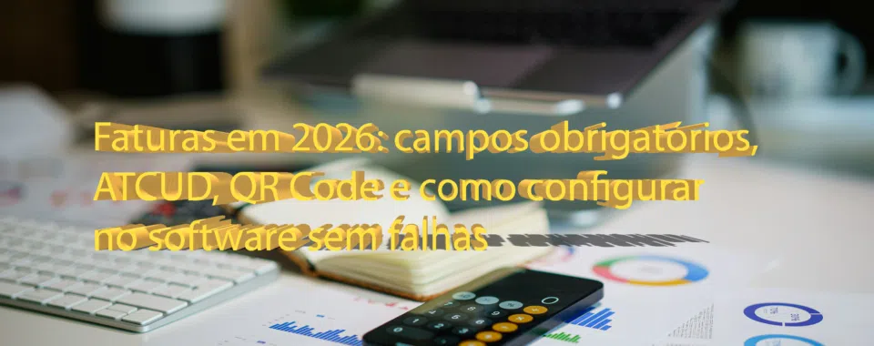 Faturas em 2026: campos obrigatórios, ATCUD, QR Code e como configurar no software sem falhas