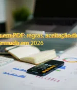 Faturas em PDF: regras, aceitação do cliente e o que muda em 2026