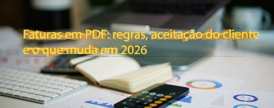 Faturas em PDF: regras, aceitação do cliente e o que muda em 2026