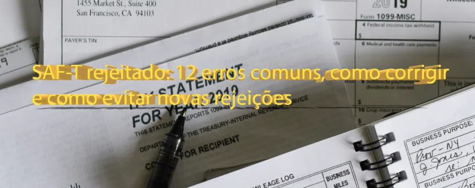 SAF-T rejeitado: 12 erros comuns, como corrigir e como evitar novas rejeições