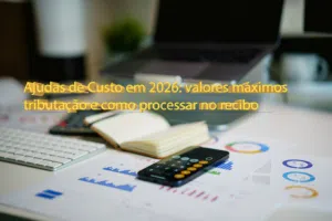 Ajudas de Custo em 2026: valores máximos, tributação e como processar no recibo