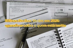 IVA nos Recibos Verdes em 2026: quando se cobra e quem está isento