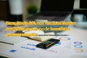 Isenção de IVA nos Recibos Verdes em 2026: quem pode beneficiar e como manter