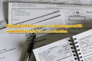Quem Está Dispensado de Entregar o IRS em 2026: condições actualizadas