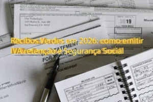 Recibos Verdes em 2026: como emitir, IVA, retenção e Segurança Social