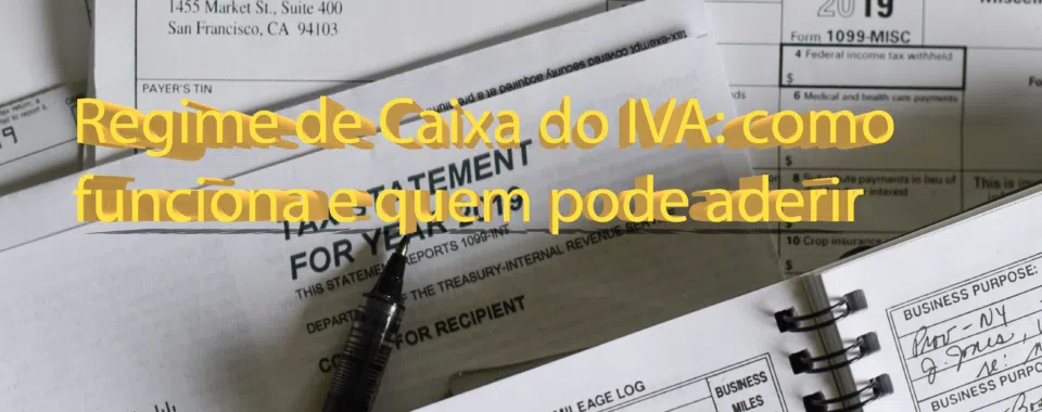 Regime de Caixa do IVA: como funciona e quem pode aderir