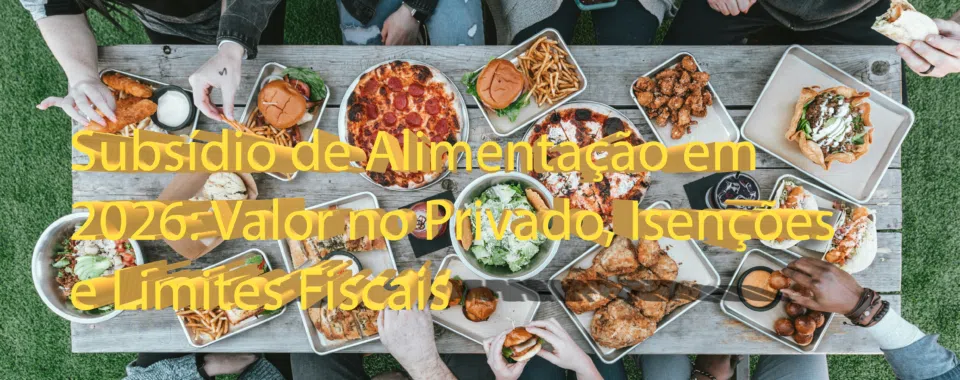 Subsídio de Alimentação em 2026: Valor no Privado, Isenções e Limites Fiscais