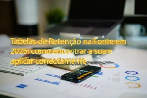 Tabelas de Retenção na Fonte em 2026: como encontrar a sua e aplicar correctamente