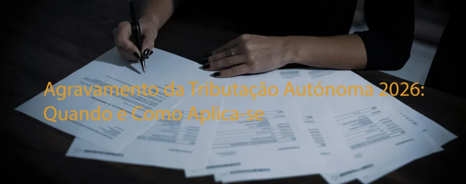 Agravamento da Tributação Autónoma 2026: Quando e Como Aplica-se