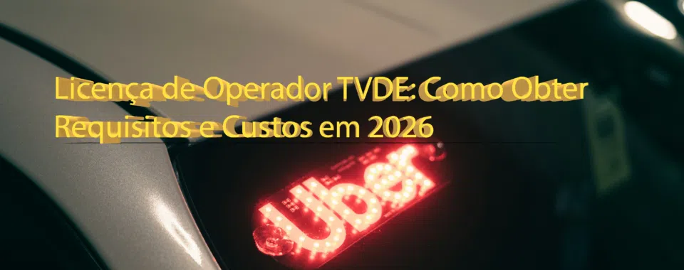 Licença de Operador TVDE: Como Obter, Requisitos e Custos em 2026