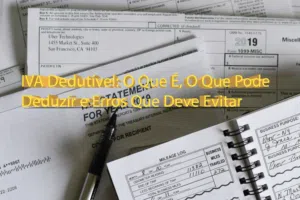IVA Dedutível: O Que É, O Que Pode Deduzir e Erros Que Deve Evitar