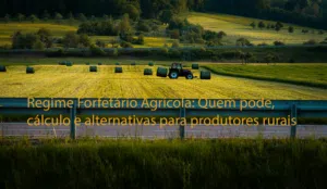 Regime Forfetário Agrícola: Quem pode, cálculo e alternativas para produtores rurais