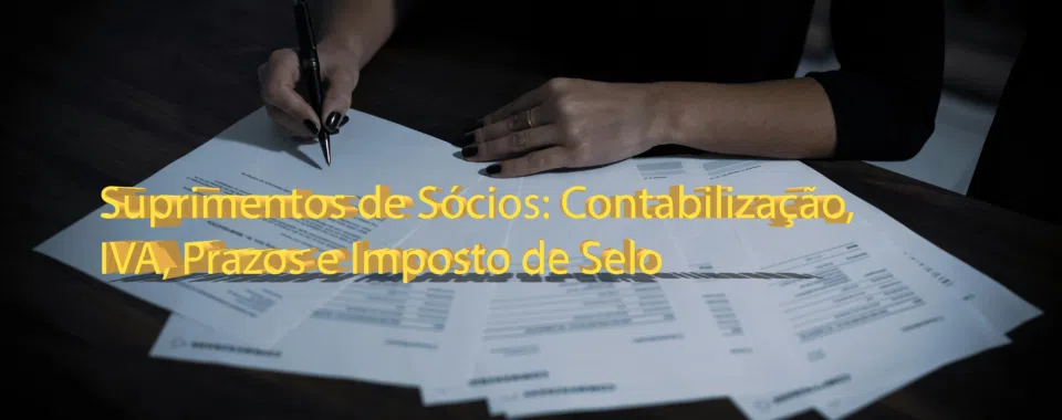 Suprimentos de Sócios: Contabilização, IVA, Prazos e Imposto de Selo