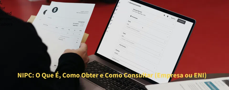 NIPC: O Que É, Como Obter e Como Consultar (Empresa ou ENI)