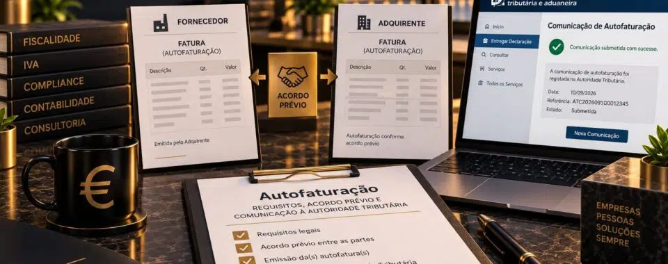 Autofaturação: requisitos, acordo prévio e comunicação à Autoridade Tributária