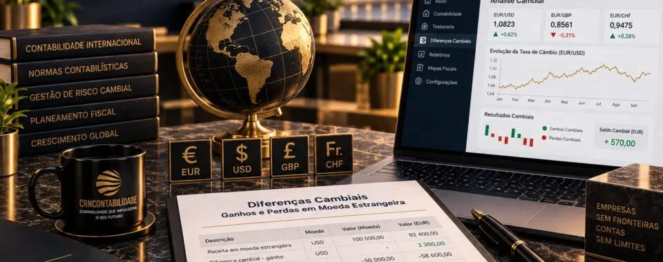 Diferenças cambiais: como registar ganhos e perdas em moeda estrangeira