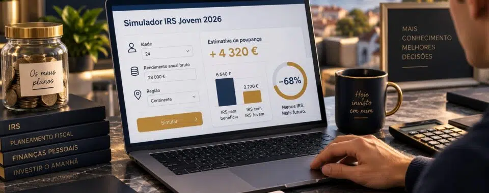 IRS Jovem Simulador 2026: calcule quanto poupa