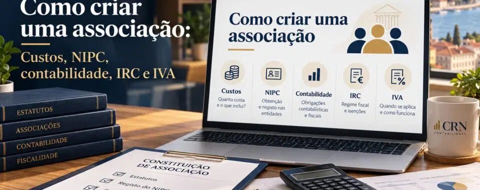 Como criar uma associação: Custos, NIPC, contabilidade, IRC e IVA